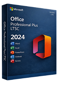 Office 2024 Professional Plus LTSC - 32/64bits - Licença Vitalícia para 1 PC - Sem Onedrive + Nota Fiscal e Garantia