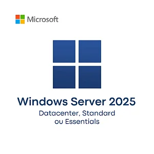 Windows Server 2025 Standard, Data Center ou Essentials – Licença Vitalícia - Para 1 Pc + Nota Fiscal