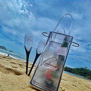 Wine Bag com Taças Beach - Vinhaços e Acessórios