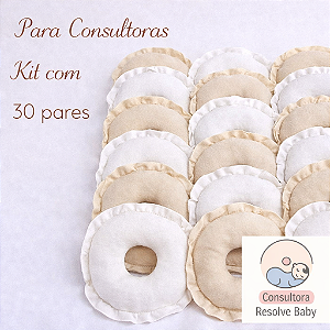 30 Pares Rosquinha para Amamentação