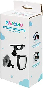 Pimpolho Espelho Retrovisor Para Carro C/Clipe E Ventosa - Unissex