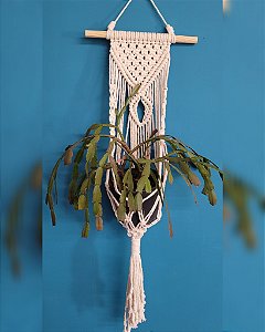 Suporte Para Plantas Hera - Em Macramê