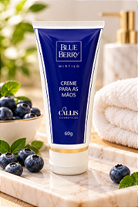 Creme Hidratante Para Mãos BlueBerry Mirtilo Cállis 60 g