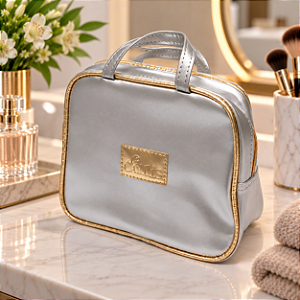 Necessaire Prata/Dourado Cállis