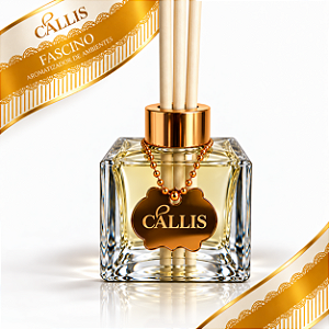 Aromatizador de Ambientes Varetas Fascino Cállis 50 ml - Luxo Com Pingente