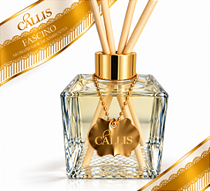 Aromatizador de Ambientes Varetas Fascino Cállis 350 ml - Luxo Com Pingente