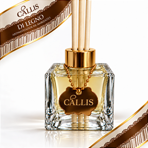 Aromatizador de Ambientes Varetas Di Legno Cállis 50 ml - Luxo Com Pingente