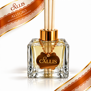 Aromatizador de Ambientes Varetas Allegro Cállis 50 ml - Luxo Com Pingente
