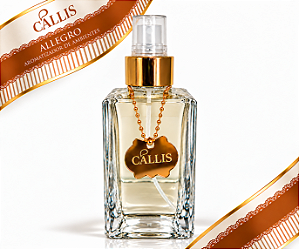 Aromatizador de Ambientes Spray Allegro Cállis 250 ml - Luxo Com Pingente