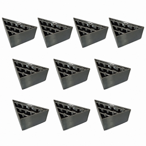 Kit 10 Alimentadores Internos Triangulares para Meliponicultura