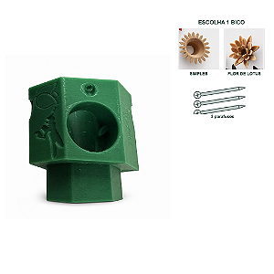 Alimentador Hive para Abelhas Sem Ferrão – Encaixe 30 mm – Com 1 Bico e Parafusos