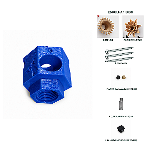 Alimentador Hive-R28 para Abelhas Sem Ferrão – Encaixe Rosqueável R28 – Completo com Tampão Microfurado R28
