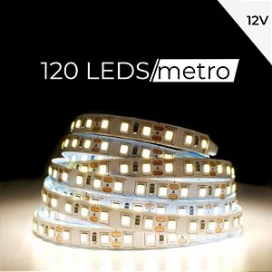 Fita de Led 3528 120leds/M - 12v Branco Neutro 4000k - Rolo c/ 5 Metros