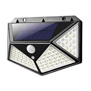 Arandela De Parede Solar 100 Leds 20W Prova d'agua