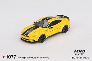 LB-WORKS FORD MUSTANG Triple Yellow | Mini GT - Nº 1077