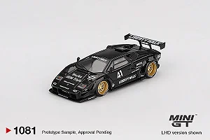 Lamborghini Countach LB-WORKS Black | Mini GT - Nº 1081