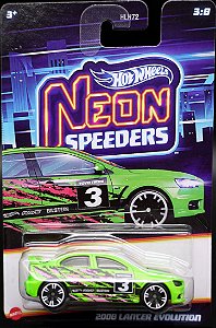 2008 Lancer Evolution - JCB02 | 03 de 08 | Mix 02 de 2025 | Neon Speeders (HLH72) | Silver Series