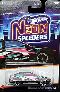 Toyota AE-86 Corolla - JCB03 | 04 de 08 | Mix 02 de 2025 | Neon Speeders (HLH72) | Silver Series