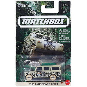 1966 Land Rover Gen II Safari - JCG61 | 04 de 05 | Adventure Guides (GGF12) | Temáticos | Matchbox