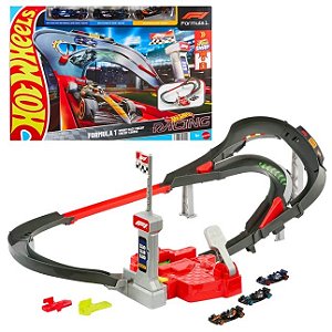 Hot Wheels Racing Formula 1 Sprint Race Circuit Track com 03 carros - JDY15 | Formula One | Fórmula 1 | F1