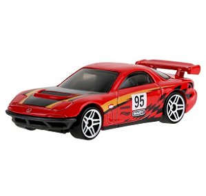 95 Mazda RX-7 Drift - JBB57 | Hot Wheels Linha Básica 2025 - Nº 163/250