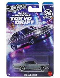 1970 Road Runner - JKX08 | 04 de 05 | Mix 01 de 2026 | (The Fast and the Furious: Tokyo Drift) - Velozes e Furiosos -HNR88 | Hot Wheels Silver Series