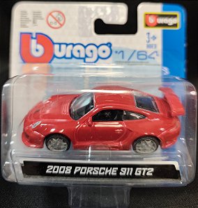2008 Porsche 911 GT2 - 18-509010 | 1/64 | Bburago