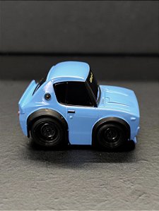 Nissan Skyline Kenmeri Liberty Walk Baby Blue - QZ00101-BL | Mini GT QUBE CARZ - Nº 001