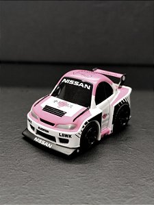 Nissan Silvia (S15) LB-Super Silhouette Auto Finesse SEMA 2023 - QZ00502-BL | Mini GT QUBE CARZ - Nº 006