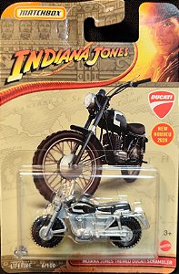 Indiana Jones Themed Ducati Scrambler - HVL10 | Linha Básica 2024 - Nº 006/120 | Matchbox