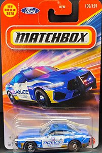 2025 Ford Mustang Police - JHM28 | Linha Básica 2026 - Nº 100/125 | Matchbox