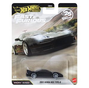 2003 Honda NSX Type-R (Fast Five) - JHW75 | 03 de 05 | Mix 3 - 2026 | Fast & Furious (HNW46) | Premium | Hot Wheels