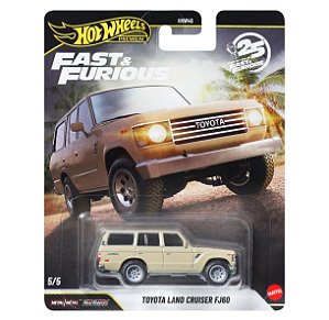 Toyota Land Cruiser FJ60 (Fast & Furious Presents: Hobbs & Shaw) - JHW76 | 05 de 05 | Mix 3 - 2026 | Fast & Furious (HNW46) | Premium | Hot Wheels