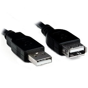 CABO USB EXTENSOR 2.0 A MACHO X A FÊMEA 10 MTS