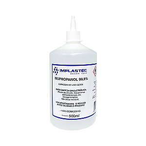 ÁLCOOL ISOPROPÍLICO IMPLASTEC 500 ML.
