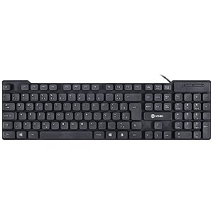 TECLADO VINIK DYNAMIC DT160 CHOCOLATE PRETO USB
