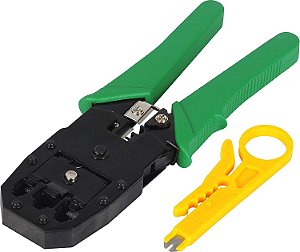 ALICATE CRIMPAR RJ45 KNUP C/ DECAPADOR