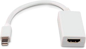 CONVERSOR MINI DISPLAYPORT MACHO P/ HDMI FÊMEA
