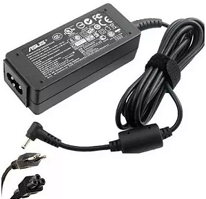 FONTE NETBOOK ASUS 19V/2.1A P. FINA ORIGINAL