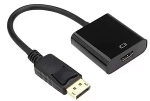CONVERSOR DISPLAYPORT MACHO P/ HDMI FÊMEA