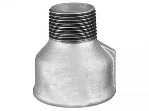 Luva Redução 1.1/2" x 1" M/F - Galvanizada