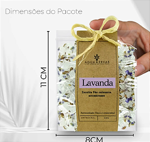 Escalda Pés 60g de lavanda