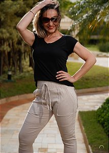 Calça Jogger Feminina Viscolinho