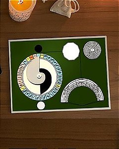 Mesa Radiônica com Folha de Apoio e Pêndulo