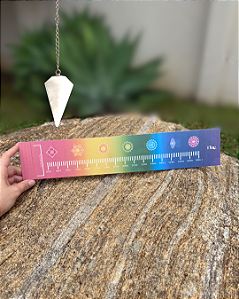Régua para Medir Frequência e Chakras G + Pêndulo