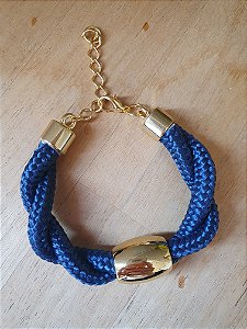 Pulseira Corda Torcida Azul