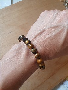 Pulseira Esfera Olho de Tigre