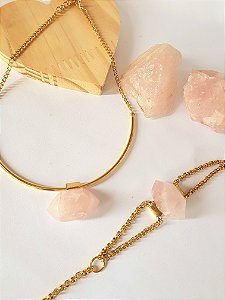 Conjunto Alvorada Quartzo Rosa Biterminado