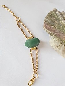 Pulseira Quartzo Verde Biterminado