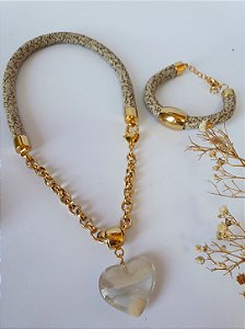 Conjunto Ayla Quartzo Cristal